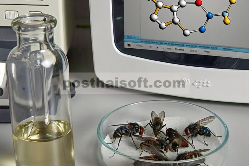 Efek sinergis benzyl alcohol dengan deltamethrin terhadap Musca domestica dengan docking molekuler dari mode aksi potensial