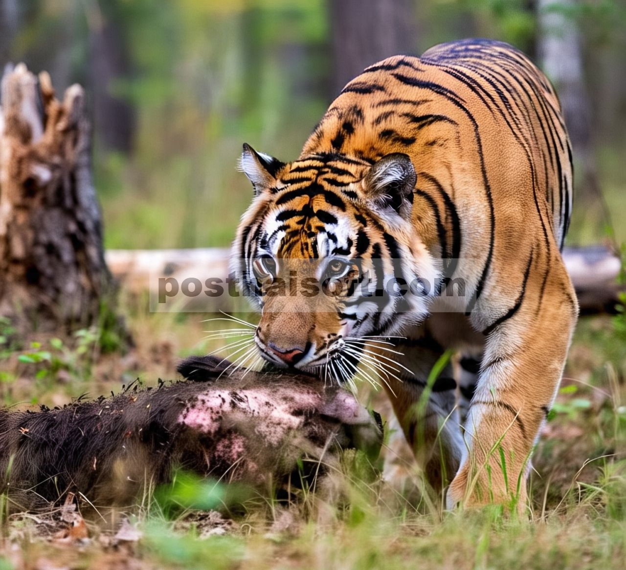 Dampak demam babi Afrika terhadap subpopulasi harimau Amur ( Panthera tigris altaica ) di wilayah paling utara
